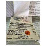 Rowe Furniture Sage Green Armchair with Ottoman