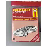 Corvette Book Lot and Classic Corvettes of Minnesota Clock