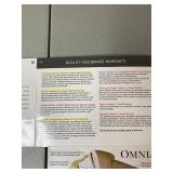 Omnia Stetson Top Grain Leather Sofa, 93 in, Made in USA