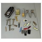 Vintage Shaving Equipment and Pocket Knives Lot