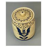 Jim Shore Ceramic Jar with Lid - 7 in W x 9 in H