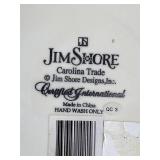 Jim Shore Ceramic Jar with Lid - 7 in W x 9 in H