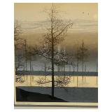 Virgil Thrasher Signed Numbered Print Set, Framed, 27x28 Inches