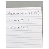 Virgil Thrasher Signed Numbered Print Set, Framed, 27x28 Inches