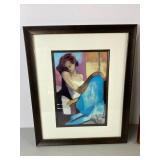 Virgil Thrasher Signed Numbered Print Set, Framed, 27x28 Inches