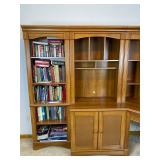Executive Corner Desk with Hutch Top, 102 x 72 x 73 Inches