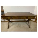Ashley Furniture Wood Office Desk with Office Supplies