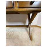 Ashley Furniture Wood Office Desk with Office Supplies