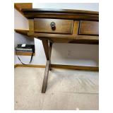 Ashley Furniture Wood Office Desk with Office Supplies
