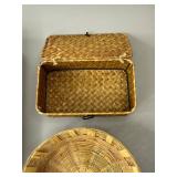 Lot of 3 Woven Baskets