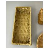 Lot of 3 Woven Baskets