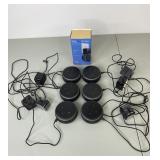 6 Amazon Echo Dot 3rd Gen Smart Speakers with Alexa and 1 Wall Mount
