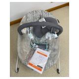 Baby Gear Lot: Bassinet, Bouncer, Swing, and Winter Car Seat Cover