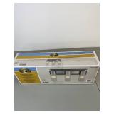 Hampton Bay Charenton 3-Light Vanity Fixture, Brushed Nickel, New