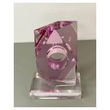 Shlomi Haziza Signed Vintage Lucite Sculpture, Approx. 13.5 in. Tall