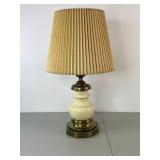 Stiffel Brass Table Lamp, Mid-Century Modern, 32.5 in, Tested Working