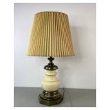 Stiffel Brass Table Lamp, Mid-Century Modern, 32.5 in, Tested Working