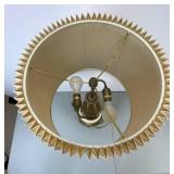 Stiffel Brass Table Lamp, Mid-Century Modern, 32.5 in, Tested Working