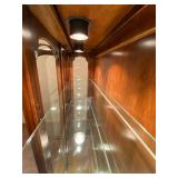 White Furniture Co. Lighted Hutch, 55.5 in W x 17 in D x 80 in H