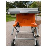 Ridgid R4513 10-Inch Table Saw with Gravity Folding Wheel Stand