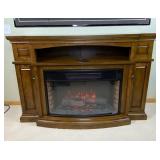 ChimneyFree Electric Fireplace Cabinet with Remote, 59.5 in x 19 in x 39.5 in