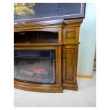 ChimneyFree Electric Fireplace Cabinet with Remote, 59.5 in x 19 in x 39.5 in
