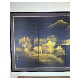Japanese Silk Screen Panel Print, 66 x 36 Inches