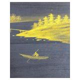 Japanese Silk Screen Panel Print, 66 x 36 Inches