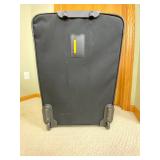 3-Piece Black Softside Luggage Set with Adidas Backpack