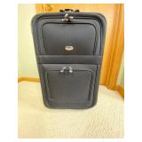 3-Piece Black Softside Luggage Set with Adidas Backpack