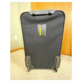 3-Piece Black Softside Luggage Set with Adidas Backpack