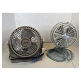 Lasko 10-inch Fan and Holmes 8-inch Fan