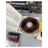 TEAC A-4000 Reel-to-Reel Tape Recorder with Scotch Recording Tape