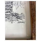 Larry Veeder Signed and Numbered Art Prints (2) Framed