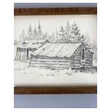 Larry Veeder Signed and Numbered Art Prints (2) Framed