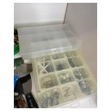 Hand tool lot - staple guns, soldering gun, drills, files, hardware