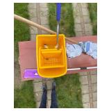 Industrial Mop Squeeze Bucket With Long Handle Mop and Spray Mop