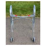 Walker with Wheels Folding Mobility Aid