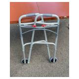 Walker with Wheels Folding Mobility Aid
