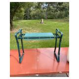 Gardening Essentials Lot: Kneeler Bench, Preen Weed Preventer, Sprayer, Tools