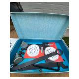 Vintage Sears Craftsman 10" Radial Arm Saw with Stand and Light