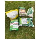 Lot of Lawn Fertilizers and Weed Control Products, Multiple Brands