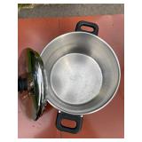 3 Stainless Steel Stock Pots - Tramontina & RangeCraft, 8 Qt