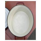 Martha Stewart 8 Qt. Dutch Oven - Red Enamel Cast Iron