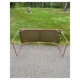 Vintage Metal Folding Table, 2 ft x 5 ft