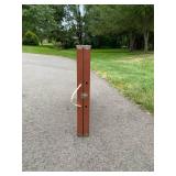 Vintage Metal Folding Table, 2 ft x 5 ft