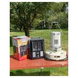 Comfort Zone Electric Utility Heater & Kero-Sun Omni 15 Kerosene Heater