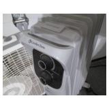 Portable space heater and box fan...