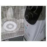 Portable space heater and box fan...