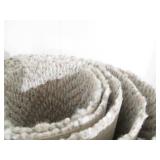 Misc Carpet remnants, yardstick, bu...